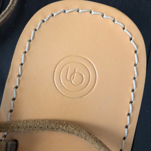 NWT Urban Outfitters Brown Suede Wrap Sandal - Picture 7 of 9